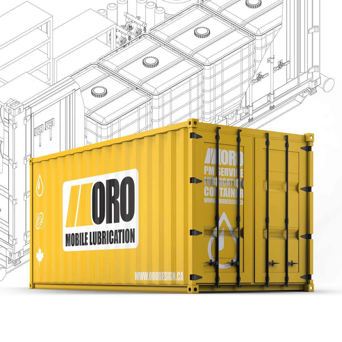 ORO 20LC Lube Container – ORO Design
